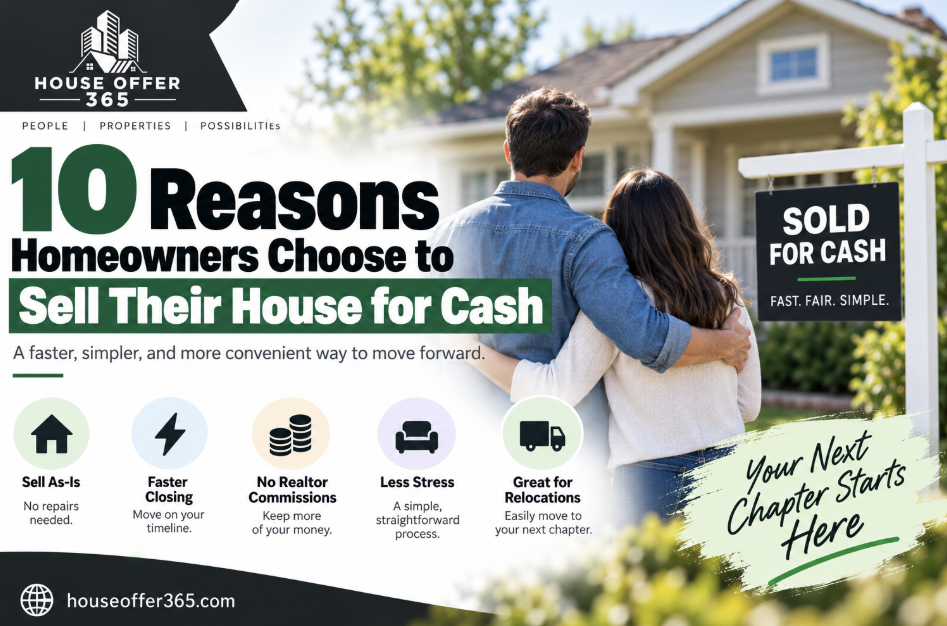 10 Reasons Homeowners Choose to Sell Their House for Cash